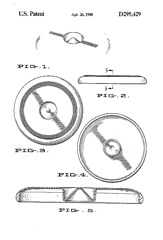 US Patent D295429