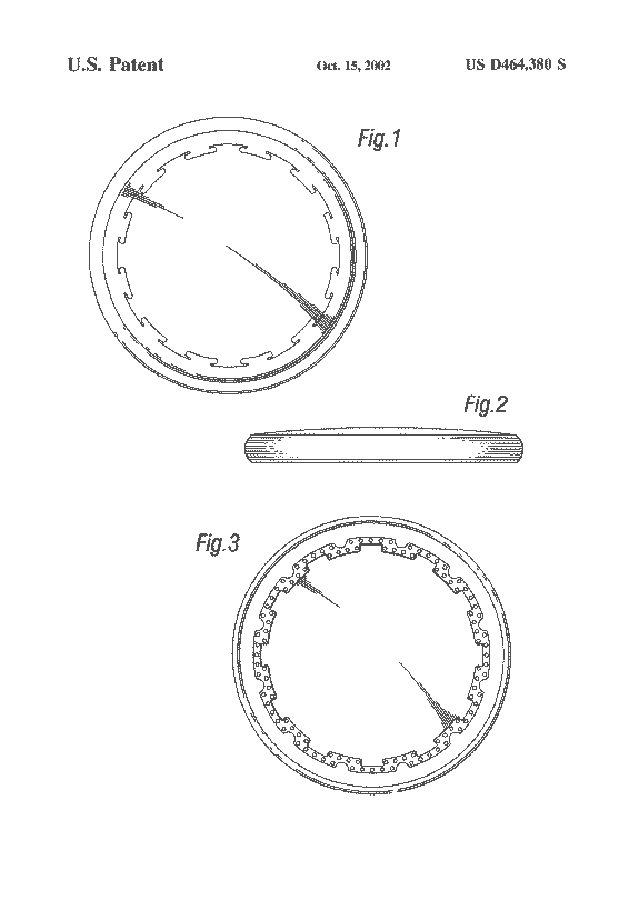 US Patent D464380